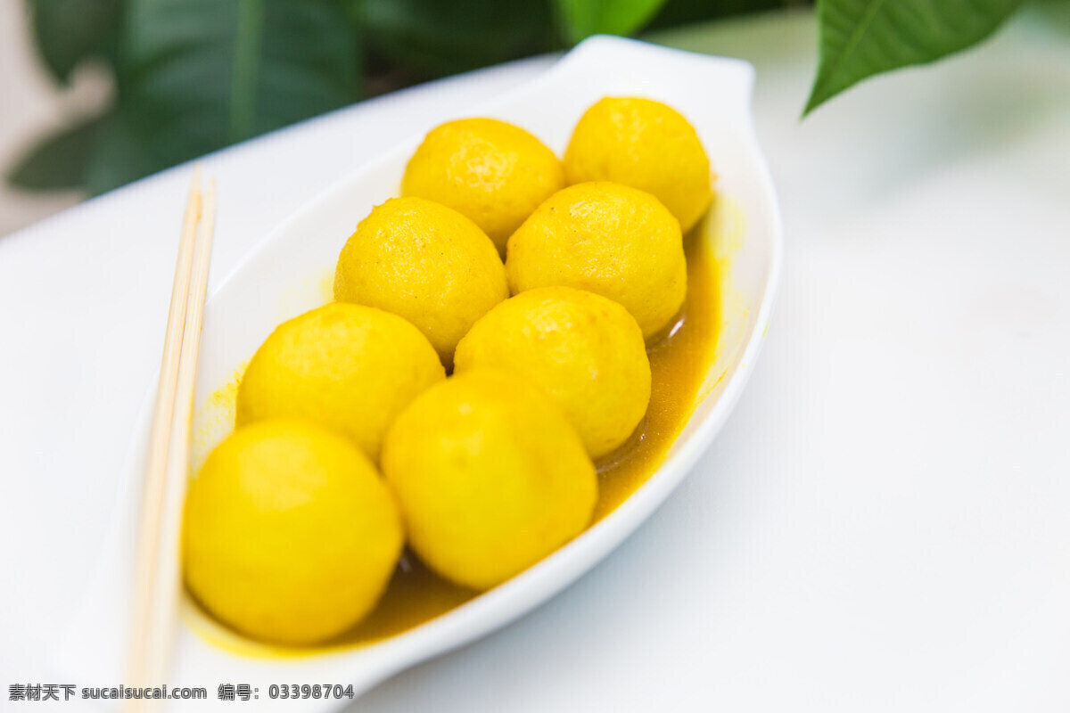 鱼蛋 美食 小吃 咖喱鱼蛋 鱼丸 餐饮美食 传统美食