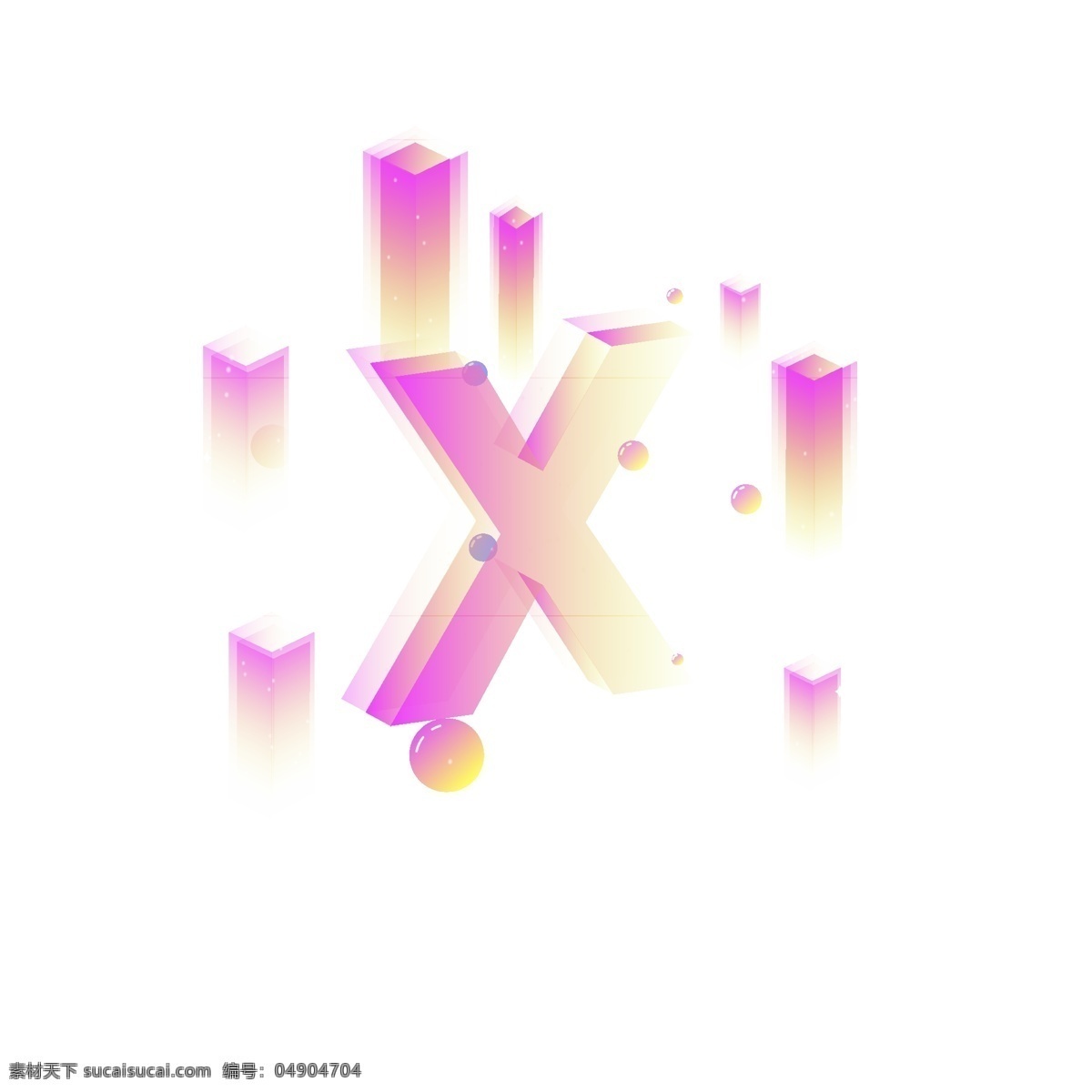 透气 渐变 d 字母 x 元素 2.5d 3d 配图