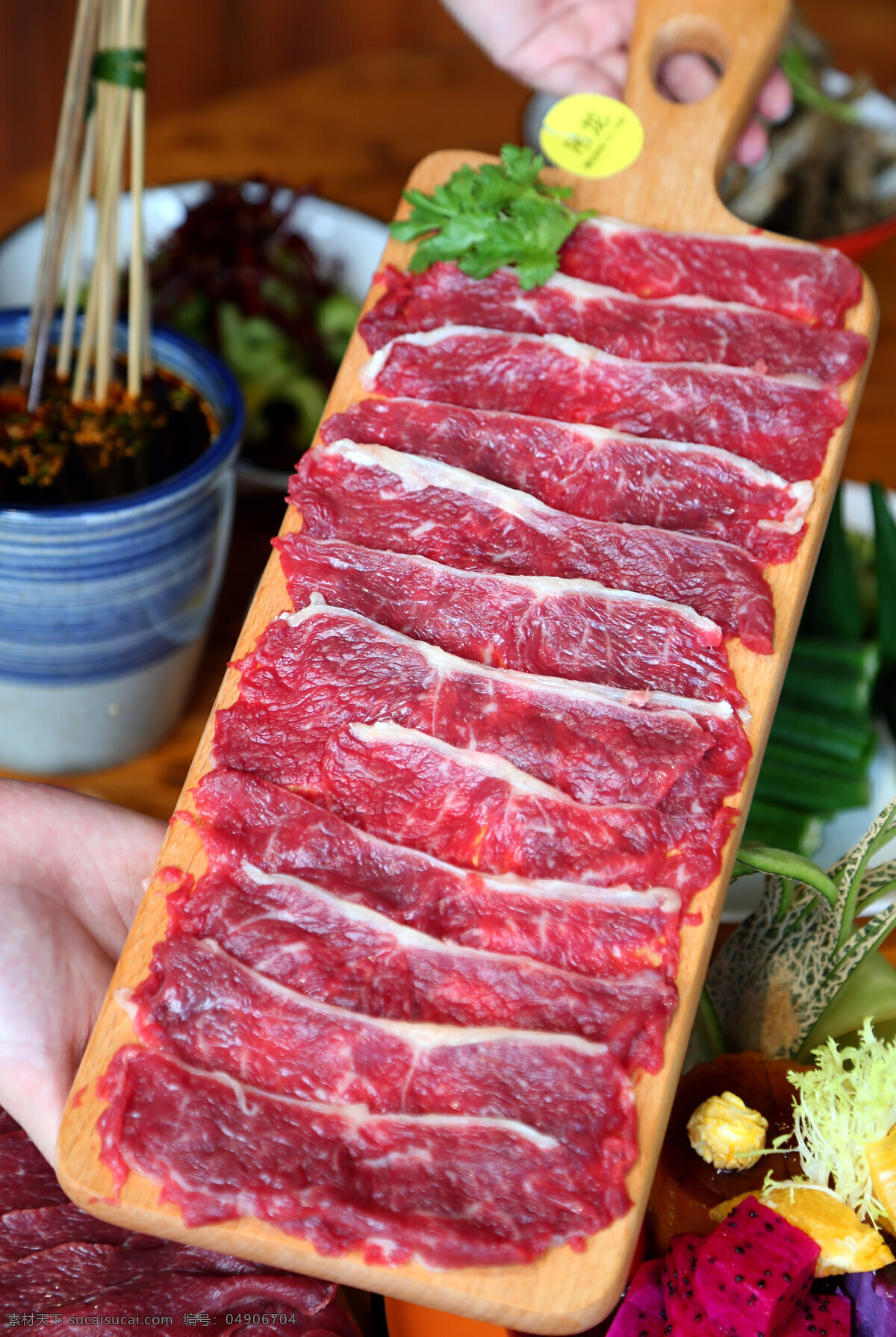 潮汕牛肉 鲜切牛肉 新鲜牛肉 新鲜鲜牛肉 生切牛肉 餐饮美食 传统美食