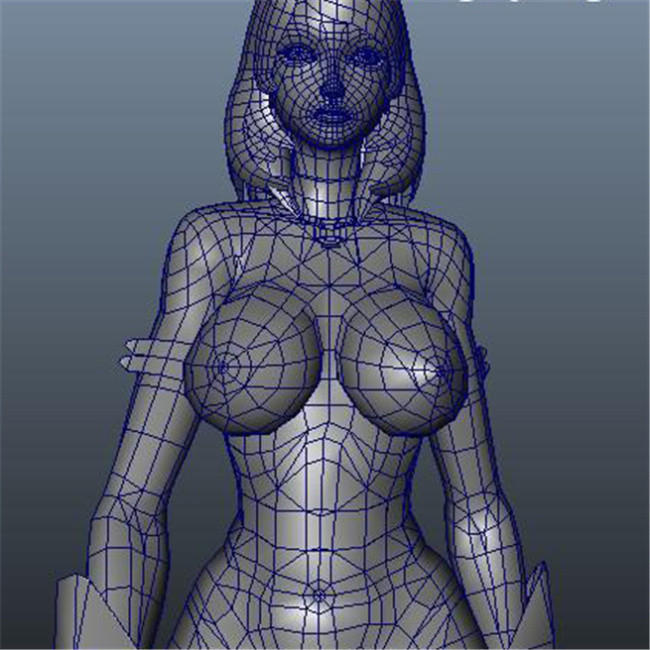3d 线条 女 战士 游戏 模型 勾兑 模块 装饰 战士网游素材 3d模型素材 游戏cg模型