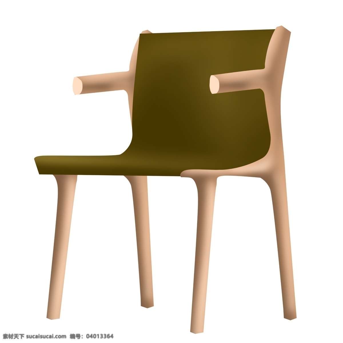一把 木质 椅子 插画 木质椅子 木椅子 木头 实木椅子 一把椅子 原木色椅子 木质椅子插图