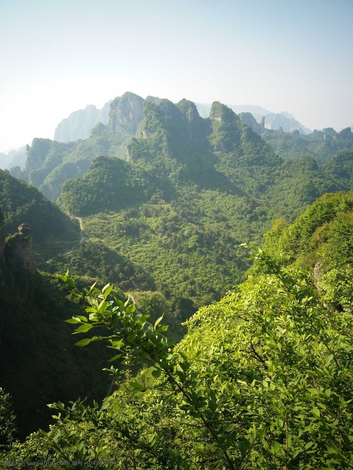 山西 晋城 王莽岭 太行山 群山 自然景观 山水风景