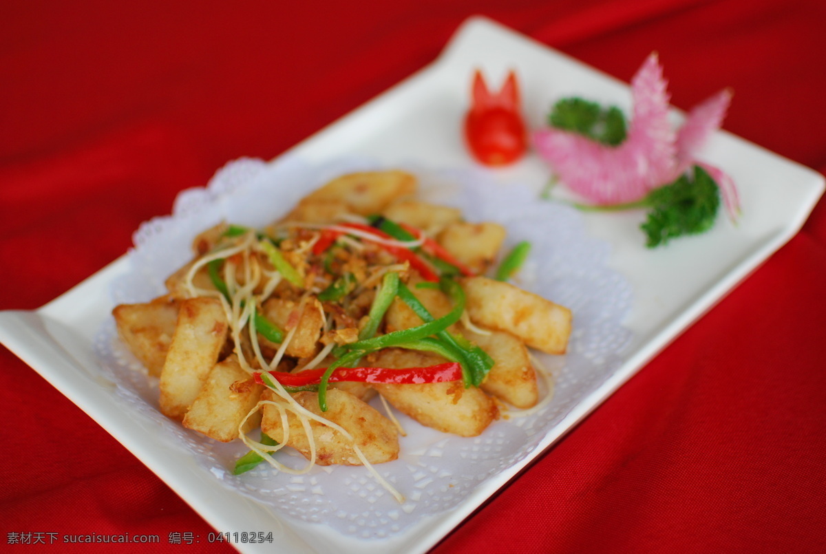 萝卜糕 萝卜 美味 炒萝卜糕 传统美食 餐饮美食