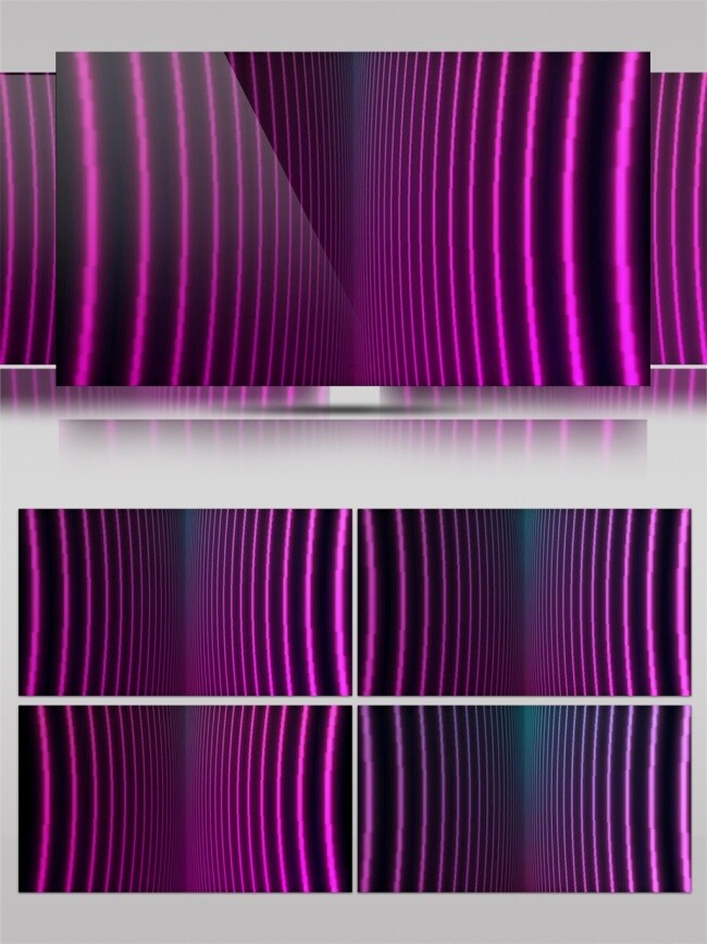 紫色 弯曲 光束 动态 视频 星际 激光 高清视频素材 3d视频素材 电脑屏幕保护
