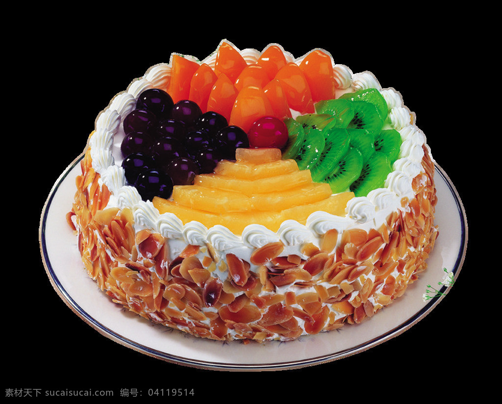 水 单 拼盘 生日蛋糕 水单拼盘 草莓 黄桃 菠萝 蓝莓 奇异果 泥猴桃 葡萄 奶油 花生 水果生日蛋糕 奶油蛋糕