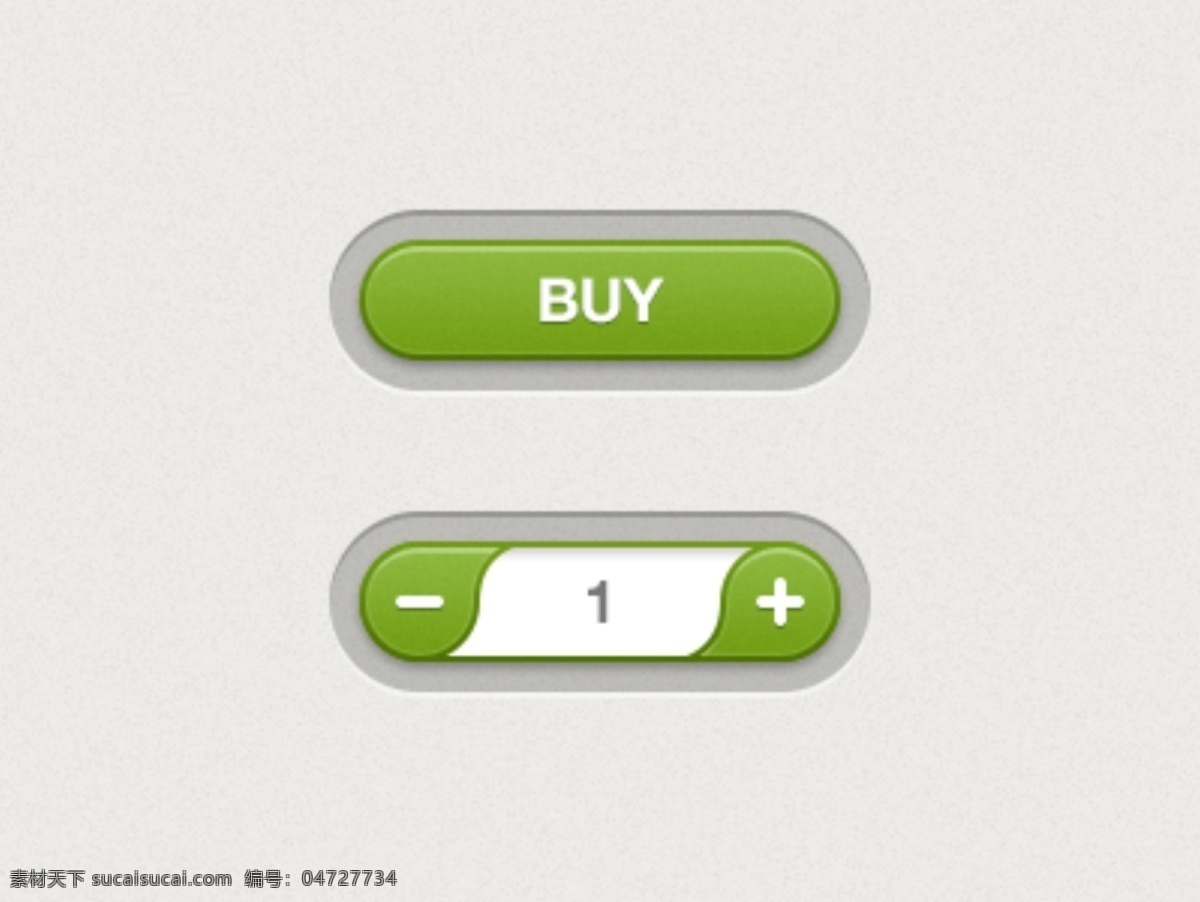 按钮 绿色 psd格式 pad文件 拟物按钮 绿色按钮 播放器按钮 按钮素材 分层