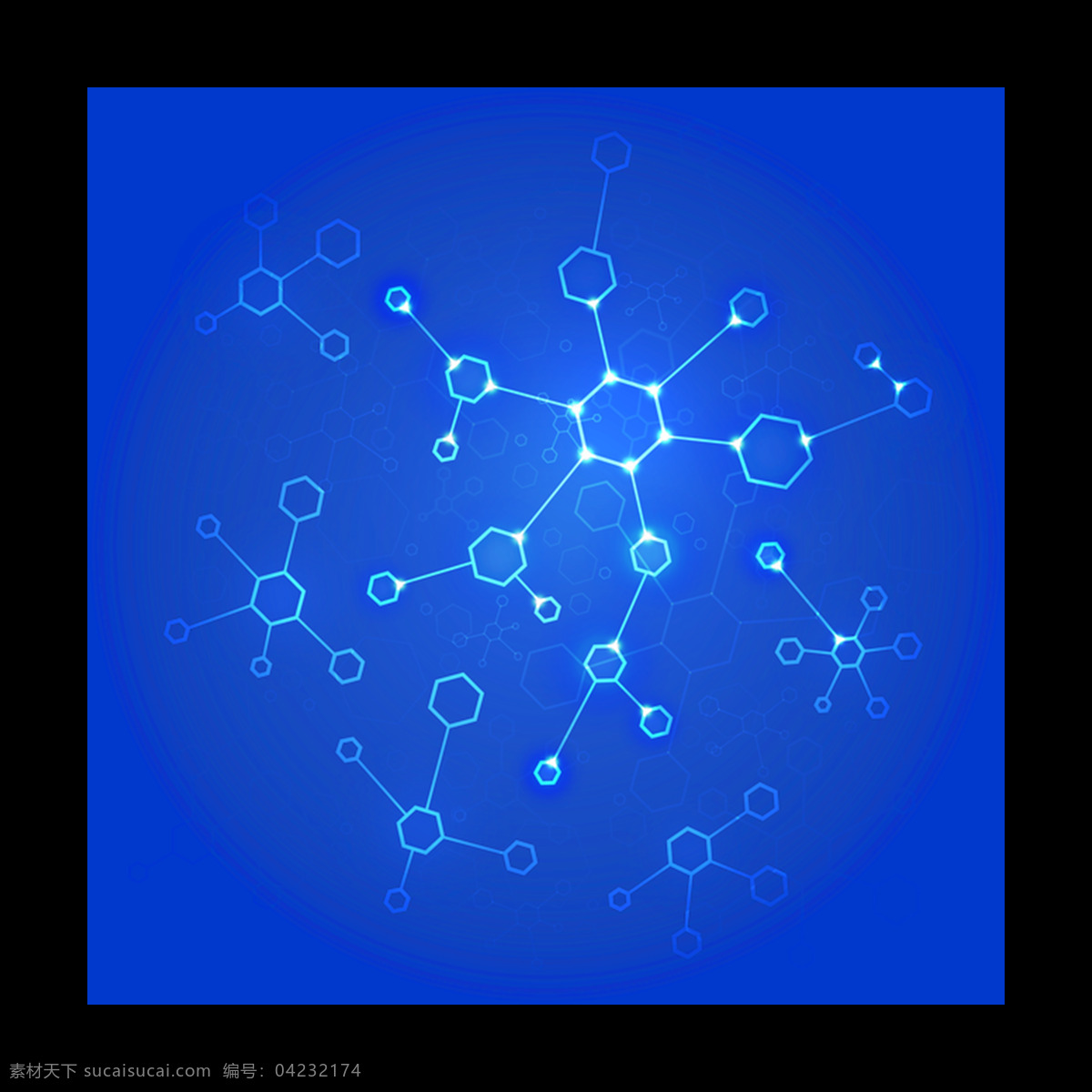 分子 结构图 蓝色 背景 元素 生活百科 医疗保健 蓝色分子