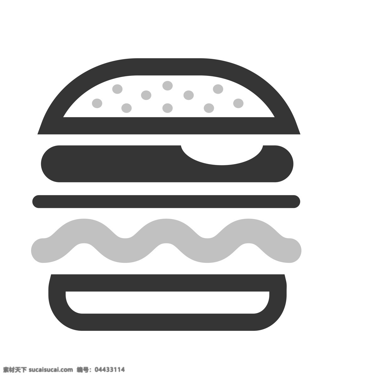 扁平化汉堡 汉堡包 扁平化ui ui图标 手机图标 界面ui 网页ui h5图标