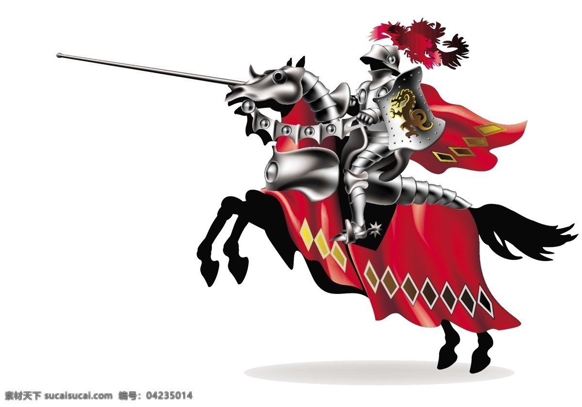 骑士 武士 战士 士兵 古代骑士 外国骑士 古代战士 外国战士 中世纪骑士 中世纪战士 盔甲 卡通设计 矢量