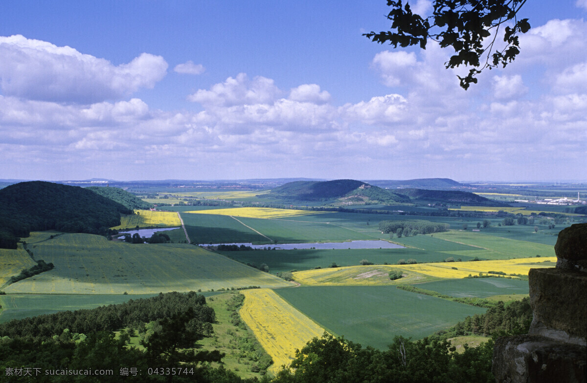 图林根风景 欧洲 德国 图林根 户外风景 绿色风景 图片树木