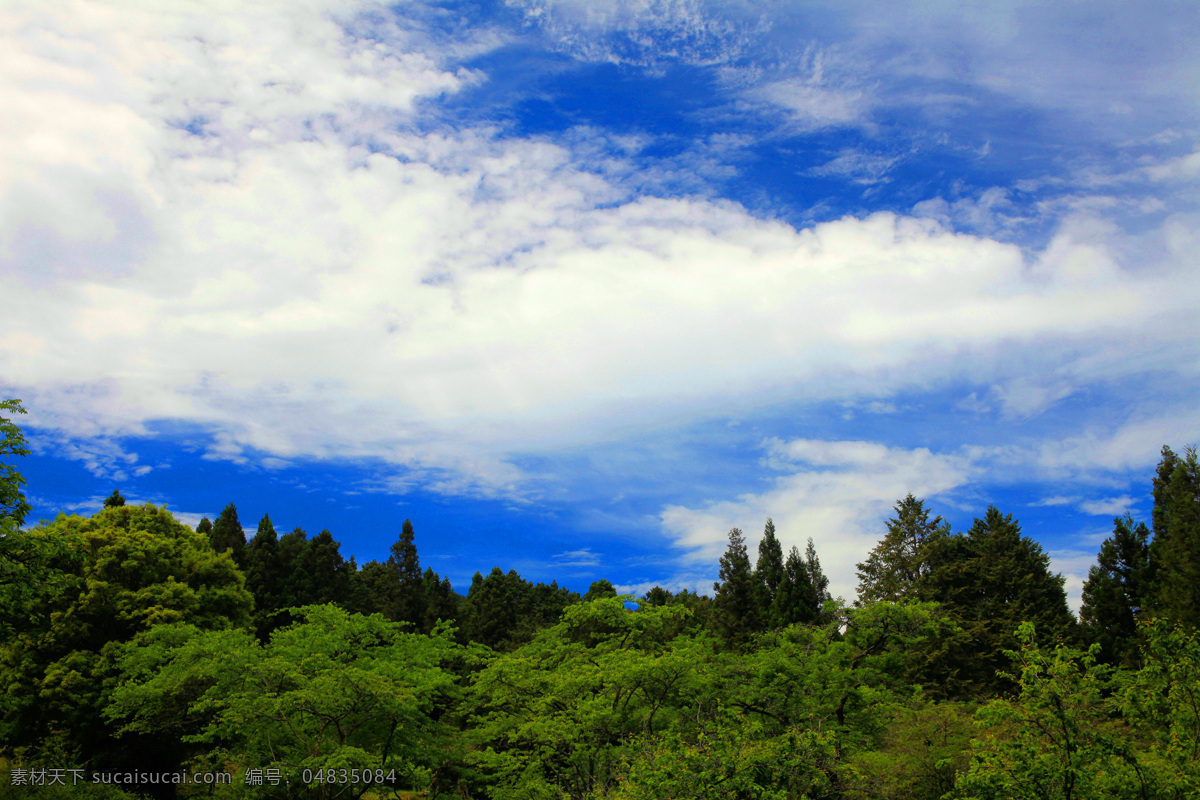 蓝天 白云 绿树 风景 背景 山峰 山峦 绿色 自然风景 旅游摄影