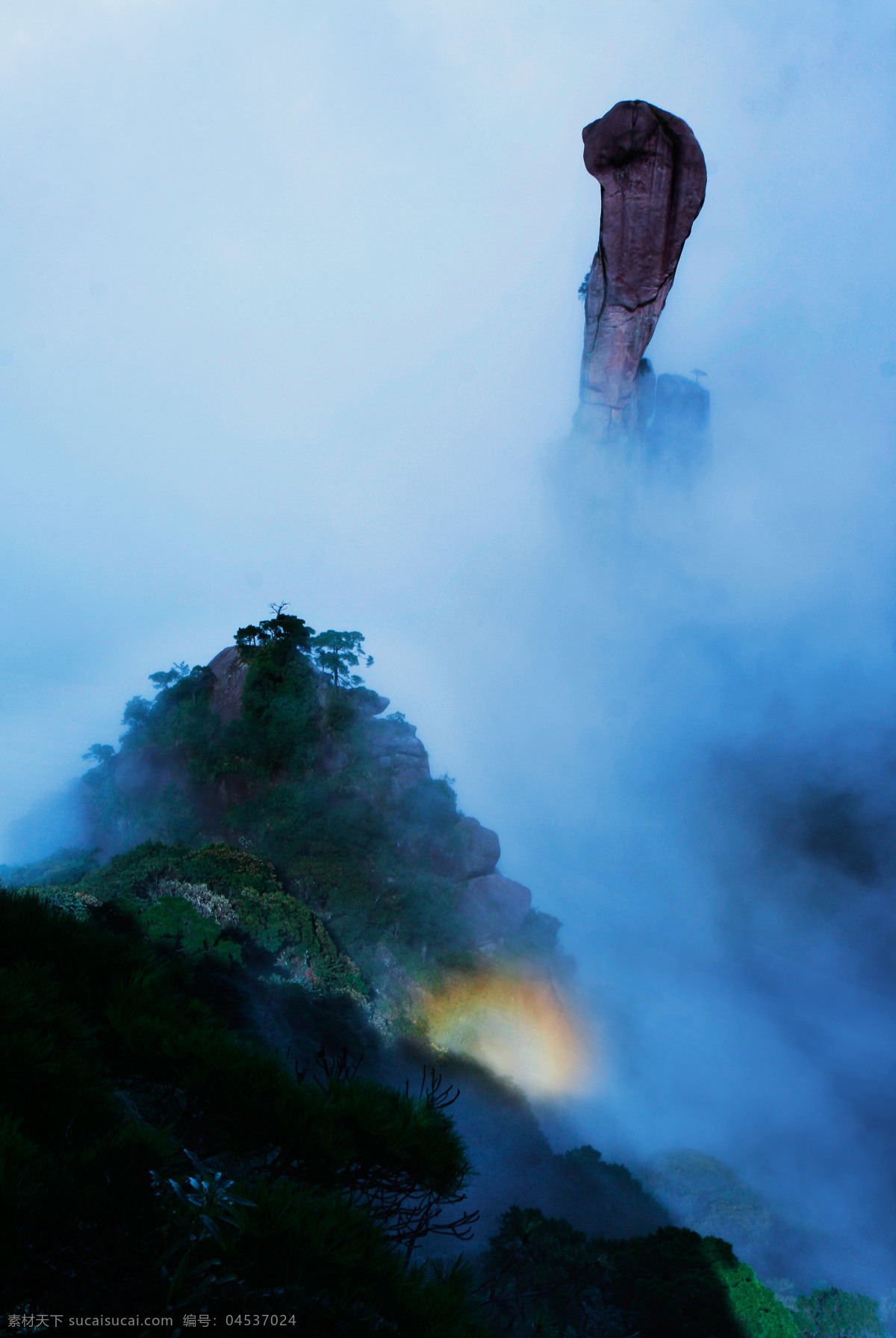 三清山 神光乍现 巨蟒出山 仙境 景色 自然景观 风景名胜