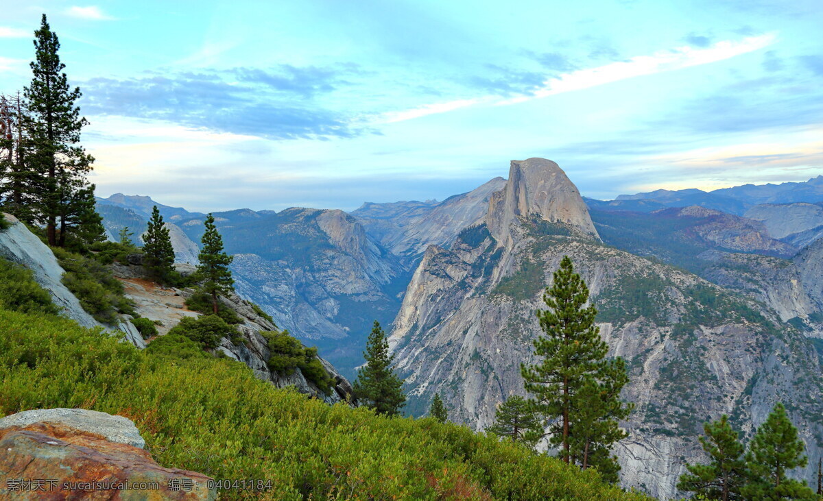 美国 加州 优 山 美 国家 公园 风景