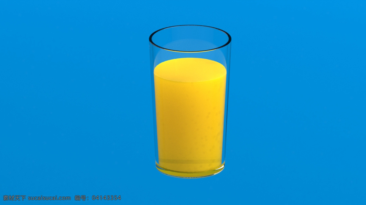 橙汁免费下载 橙 果汁 饮料 随机 3d模型素材 其他3d模型