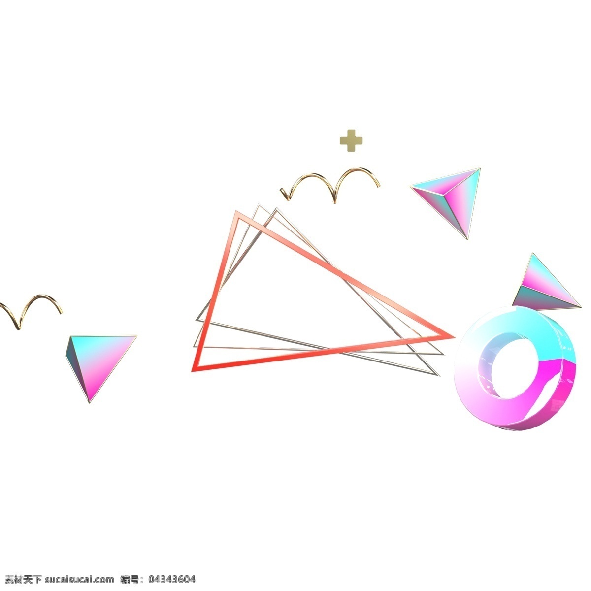 3d 立体 漂浮 几何 c4d 渐变 浅色 漂浮几何 线条 浅色渐变 马卡龙色 三角形 正方形 圆形