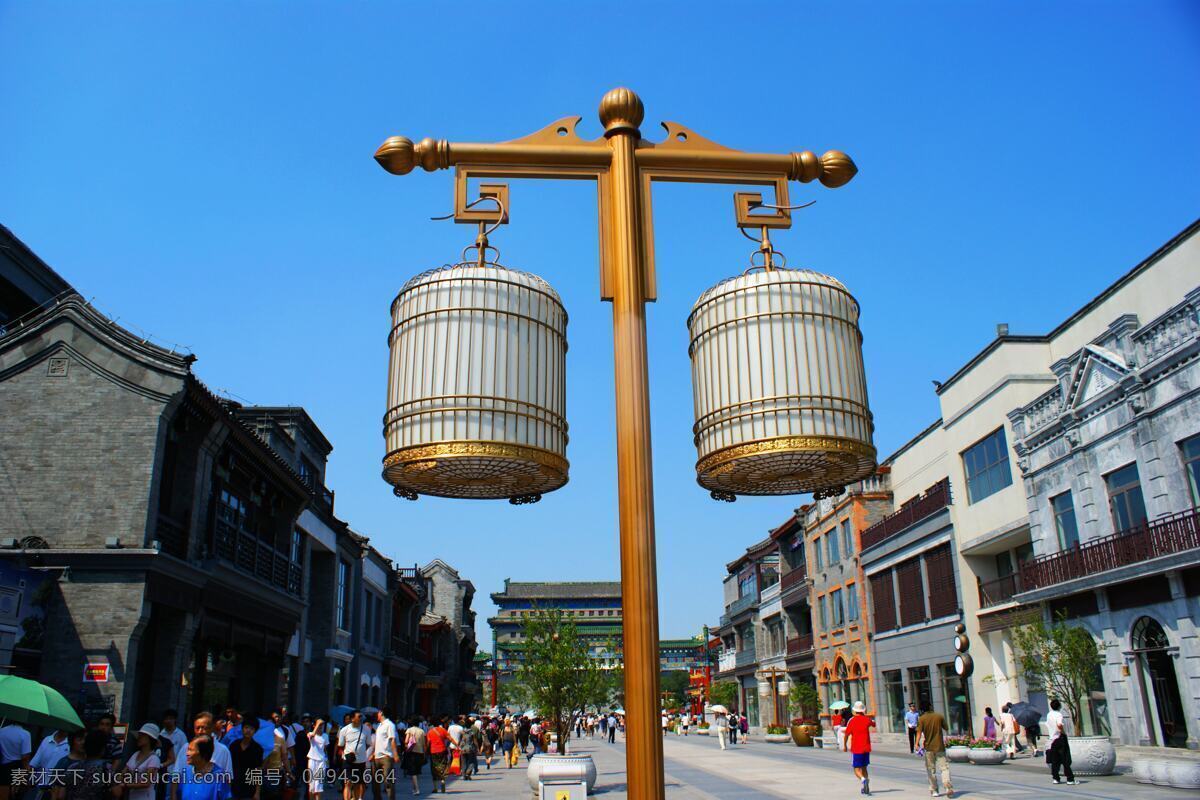 前门 步行街 国内旅游 建筑 街景 旅游摄影 装饰灯 前门步行街 前门大栅栏 北京风光 北京景点 家居装饰素材 灯饰素材