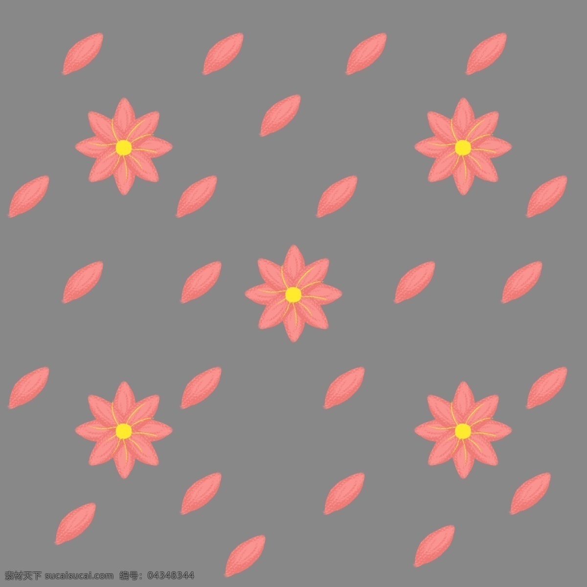 粉色 手绘 漂浮 花瓣 漂浮花瓣