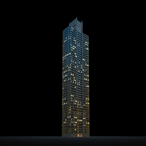现代 商业 大厦 3d 模型 商业大厦 3d模型 3d渲染 模型素材