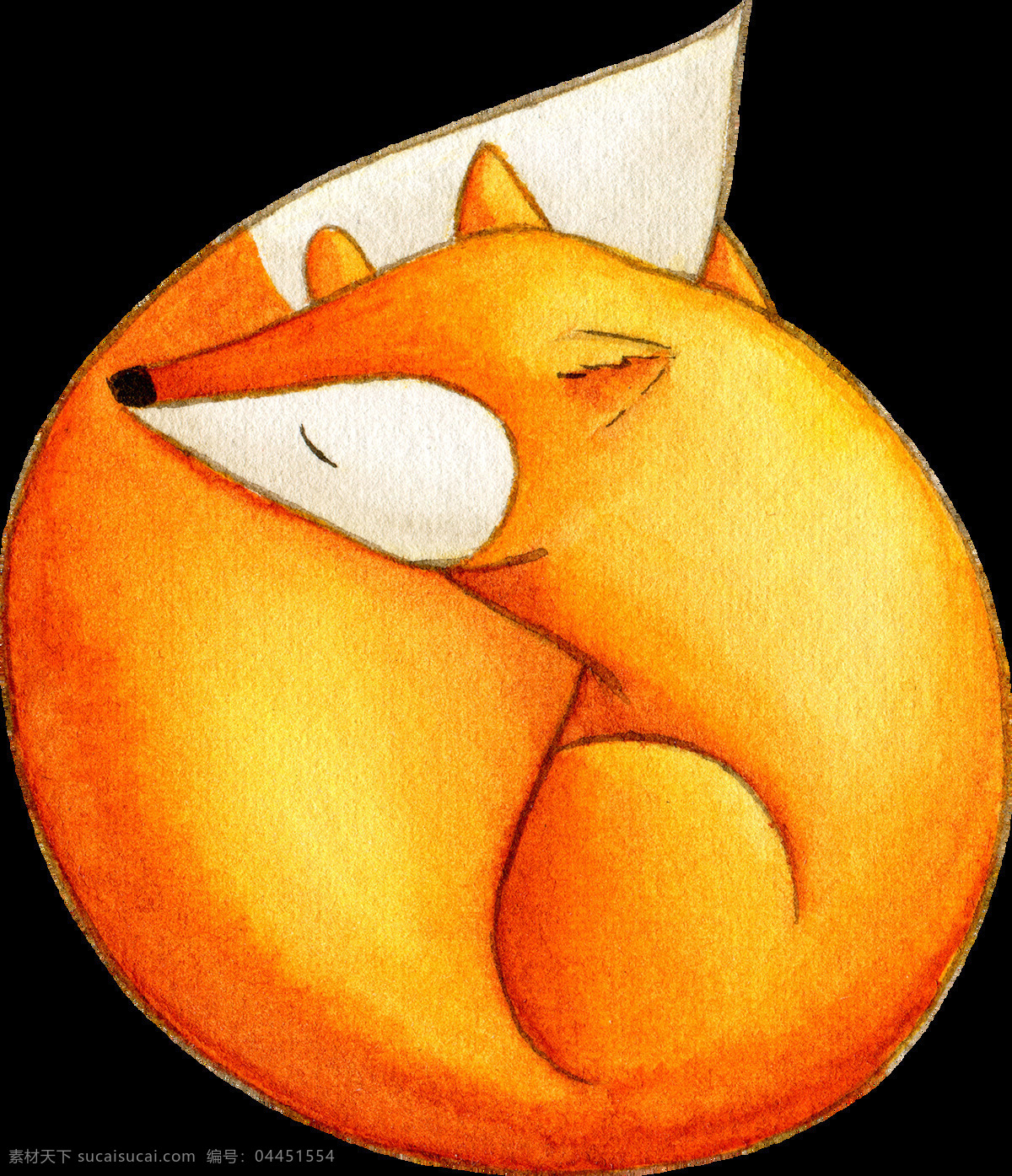 可爱 小 狐狸 卡通 透明 装饰 合集 免 扣 插画 动物 橘色 蘑菇 南瓜 手绘 手账素材 淘宝 植物
