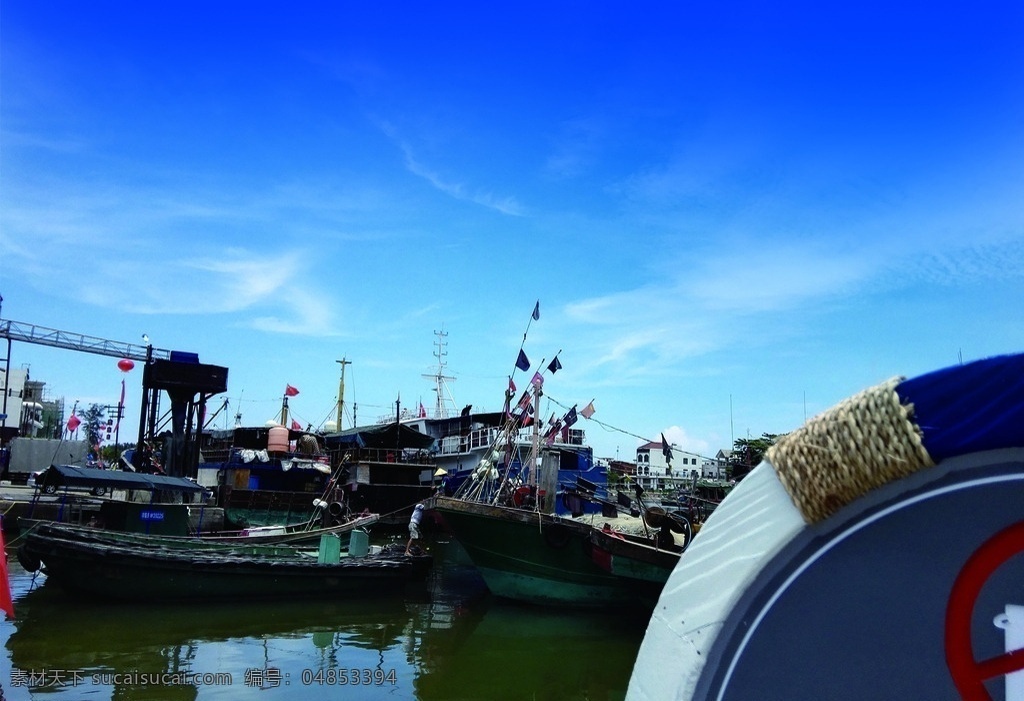 潭门千年渔港 渔船 渔港 码头 旅游 旅游摄影 国内旅游