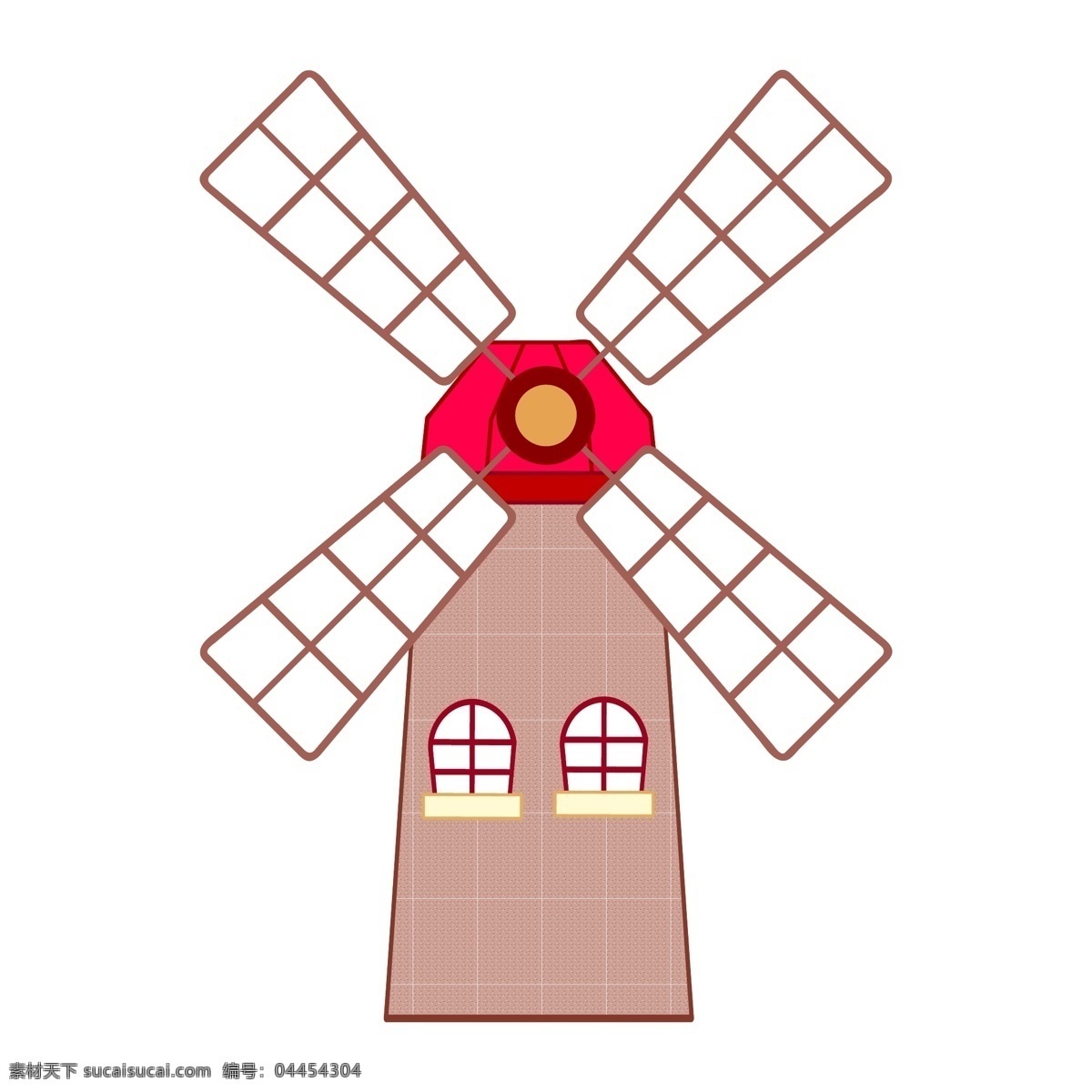 方格 风车 建筑 插画 白色的风车 环保风车 风车插画 风车发电 卡通插画 风力发电 方格的风车