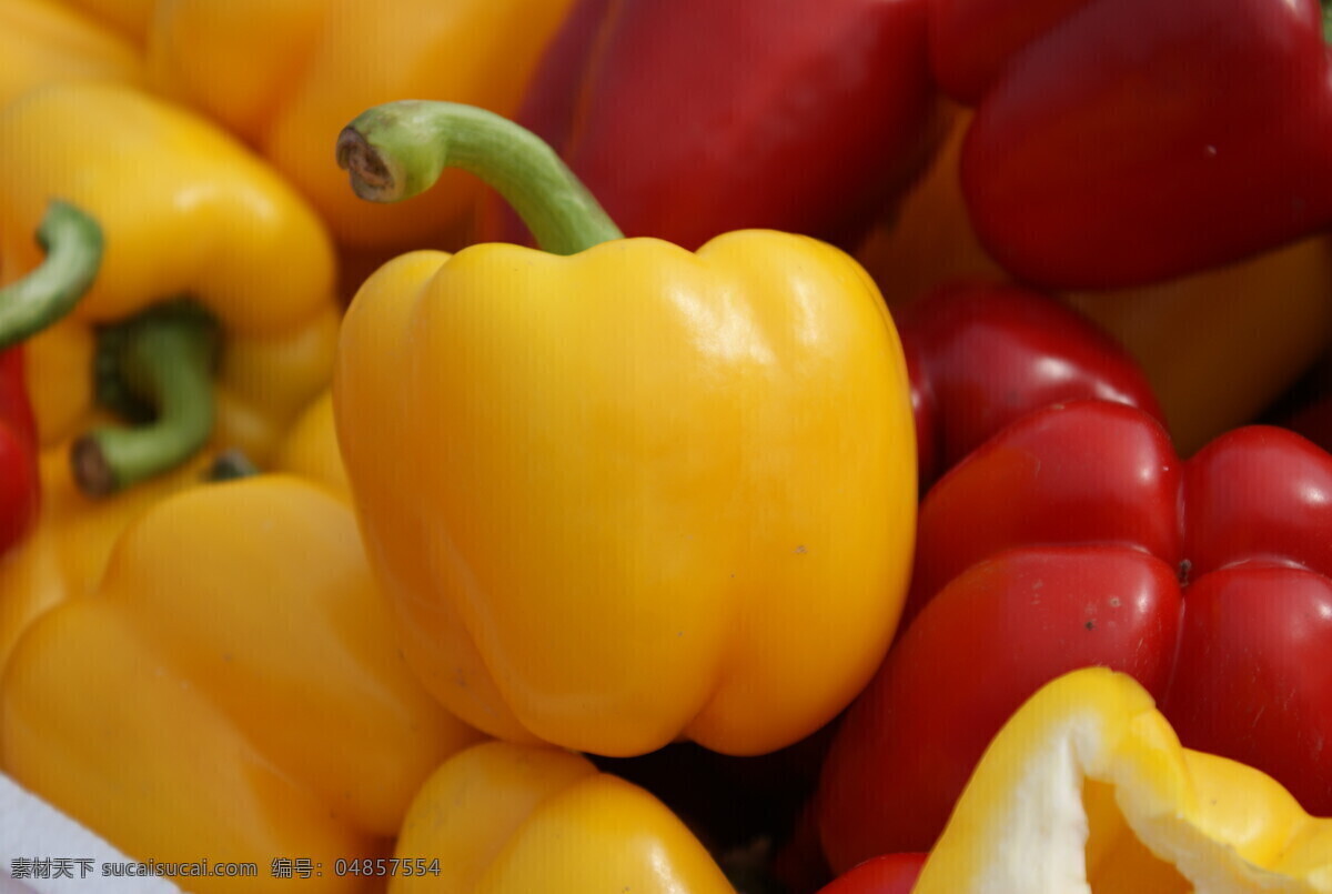 红黄彩椒 旎撇式 红色
