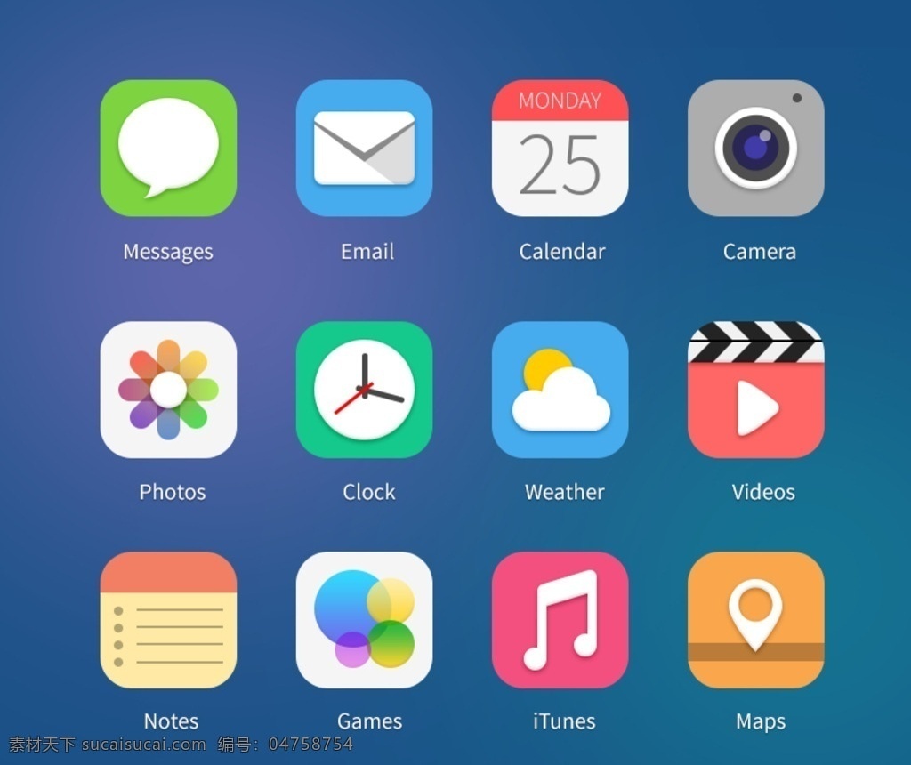 ios 手机 图标 ios7 图标素材 设计图标 手机图标 app图标 软件图标 图标模板 时尚 扁平化图标 简约 苹果 安卓 app 标志图标 网页小图标