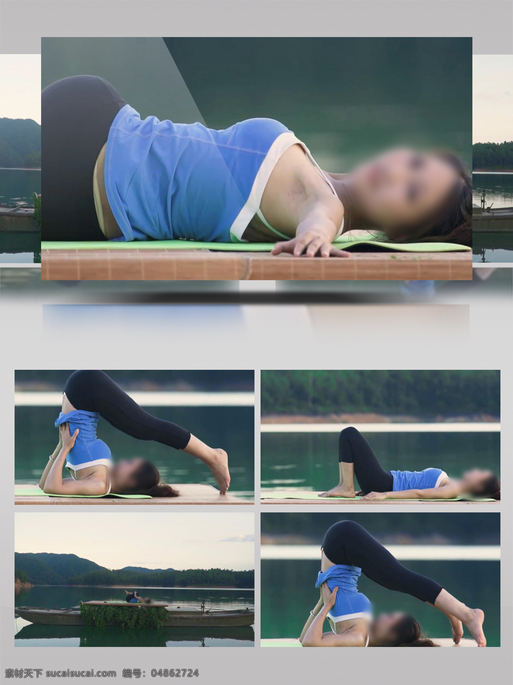 美女 教 瑜伽 视频 五 锻炼 生活 人物