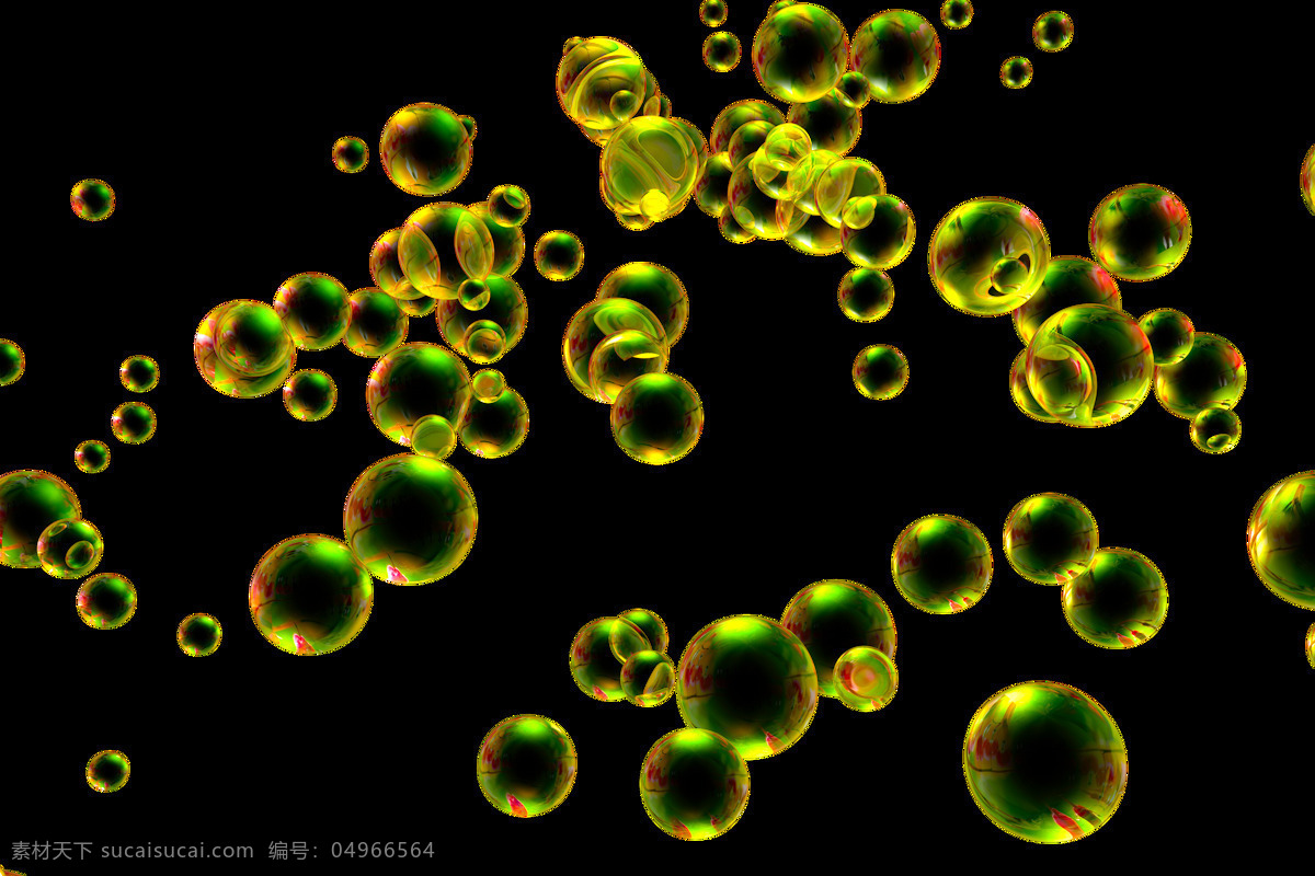 炫彩 渐变 气泡 透明气泡 梦幻 简约 唯美 漂浮 清晰 清新 泡泡 水泡 儿童游玩 泡泡气泡 黄色 绿色