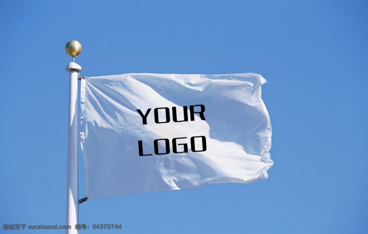 旗帜样机 vi 空白旗帜 标志 智能贴图 logo样机 场景样机