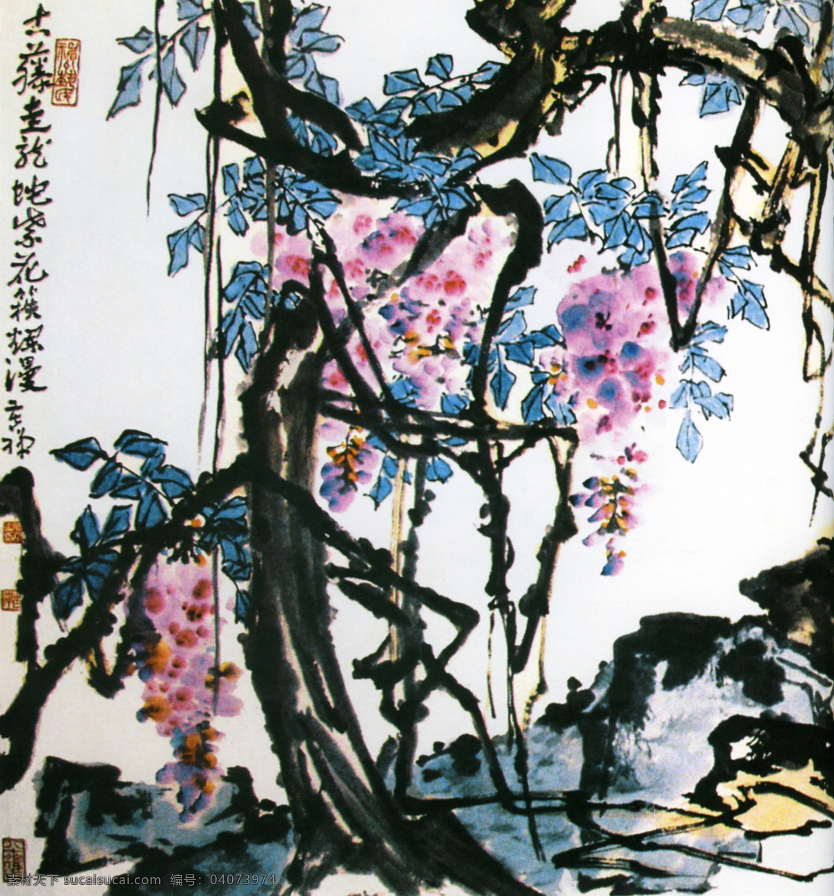 水墨 花卉 植物 绘画 花鸟画 水墨画 名画 国画 中国画 绘画艺术 装饰画 挂画 书画文字 文化艺术