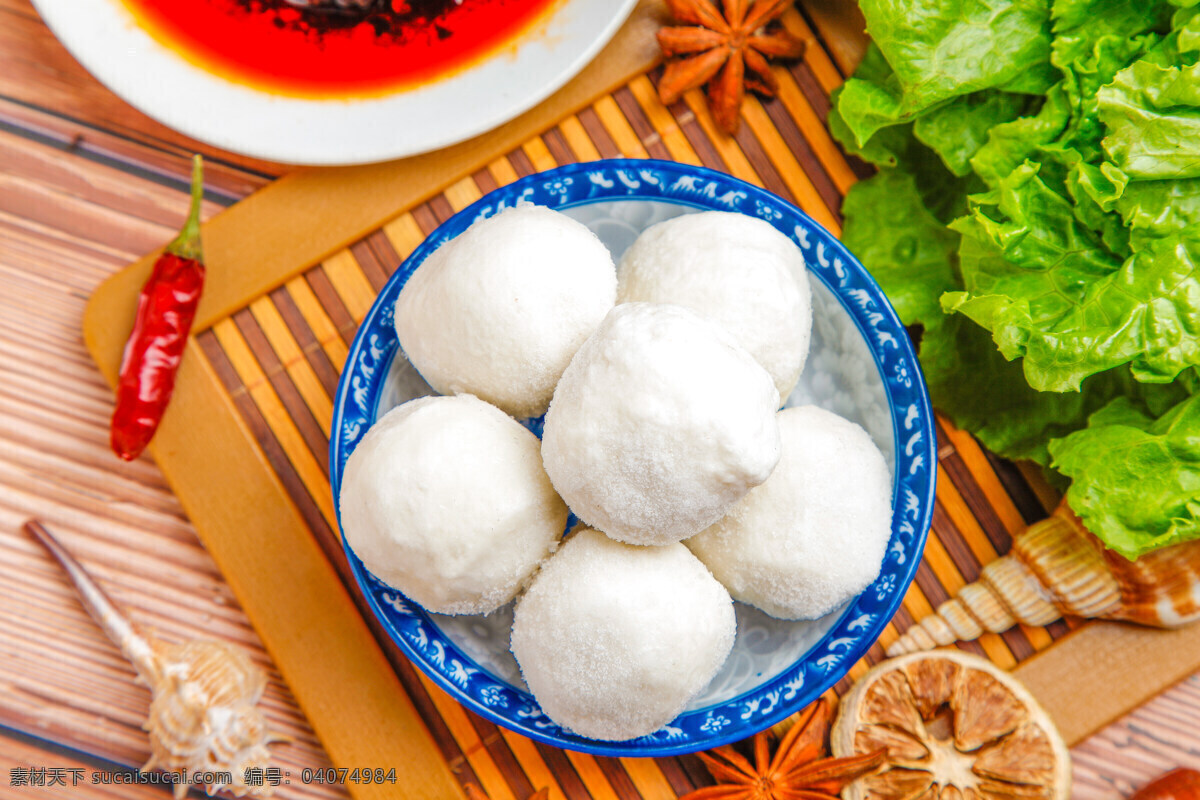 火锅菜品鱼丸 食材 火锅 菜品 鱼丸 美味 餐饮美食 食物原料