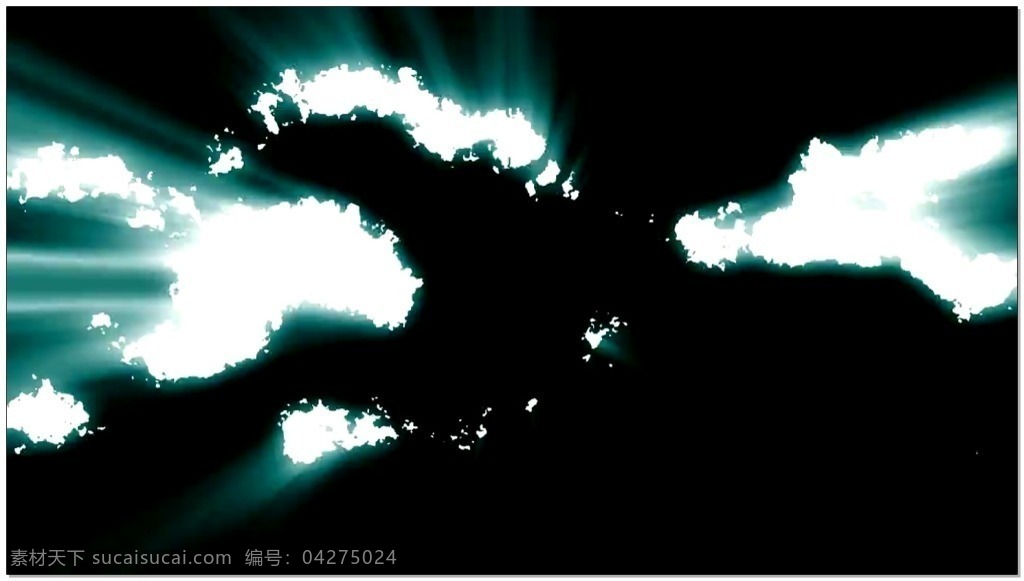 黑色 天空 动态 视频 光芒 云朵 视频素材 动态视频素材