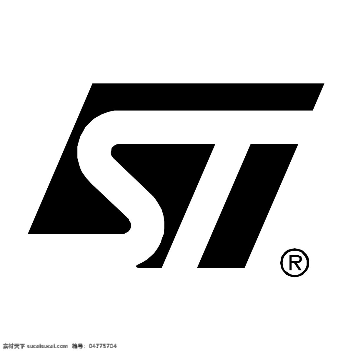 st微电子 矢量标志下载 免费矢量标识 商标 品牌标识 标识 矢量 免费 品牌 公司 白色