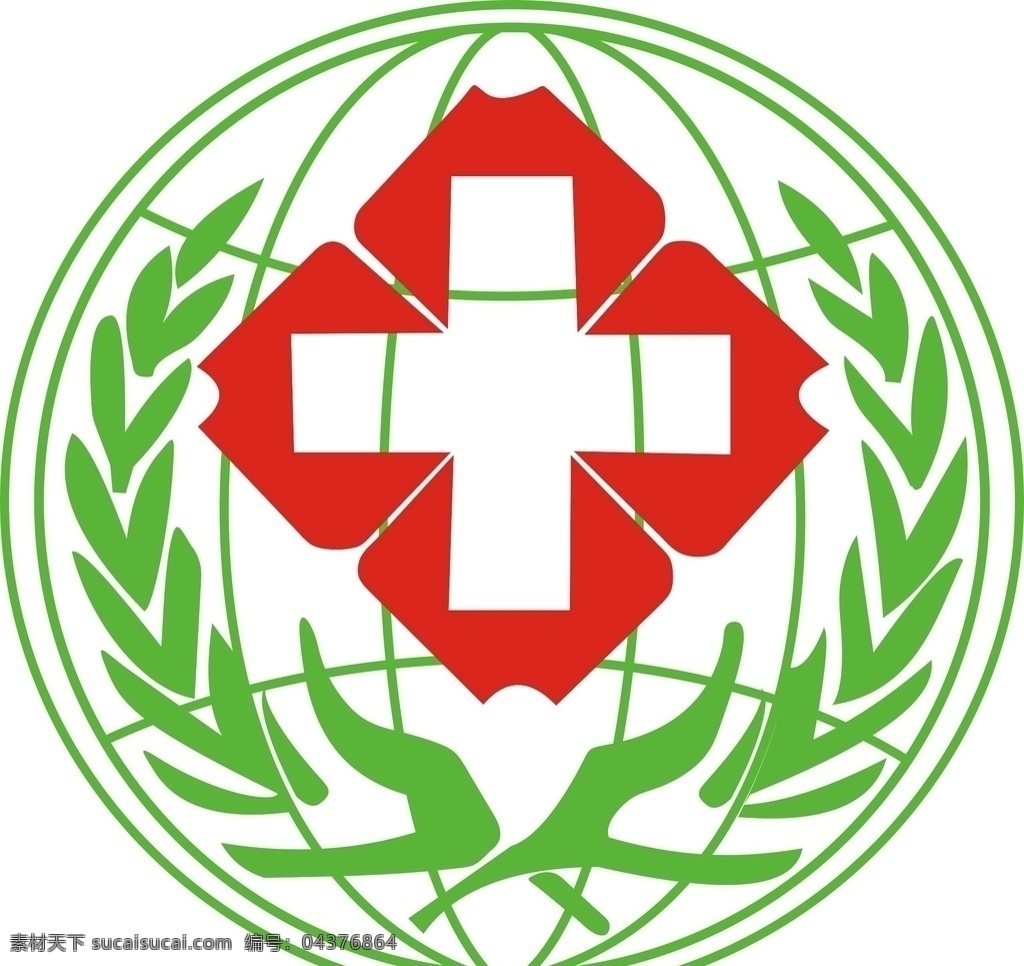 医院标志 医院logo 医院 十字 红十字 红十字医院 红十字标志 标志图标 公共标识标志
