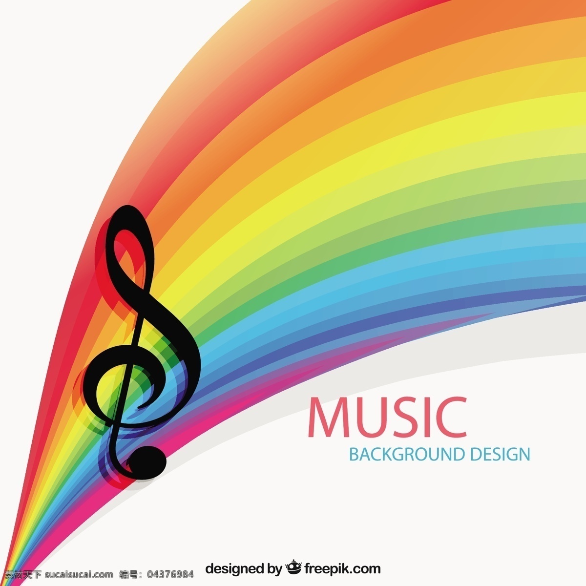 音乐背景 彩虹 背景 抽象 音乐 多彩 有色 图标 高清 源文件