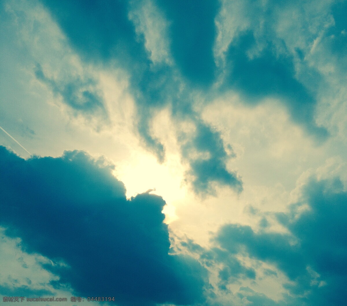 唯美 天空 风景 高清 湛蓝色天空 湛蓝色 蓝天 晴空