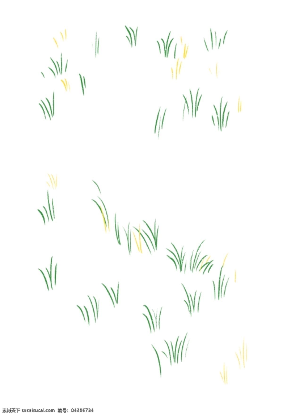 简约 绿色 小草 插画 海报 免 抠 元素 绿色的小草 绿色的植物 插画用图 海报用图 小清新 植物 装饰