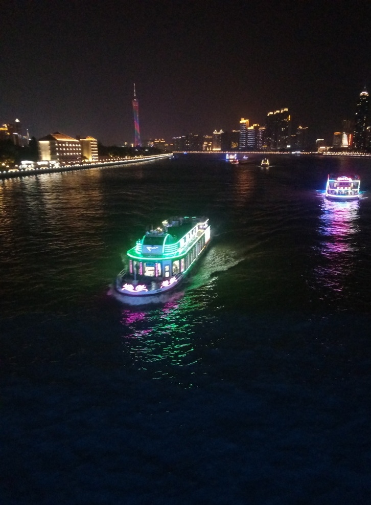 广州夜景 夜景 江景 广州 珠江 珠江夜游 旅游摄影 国内旅游