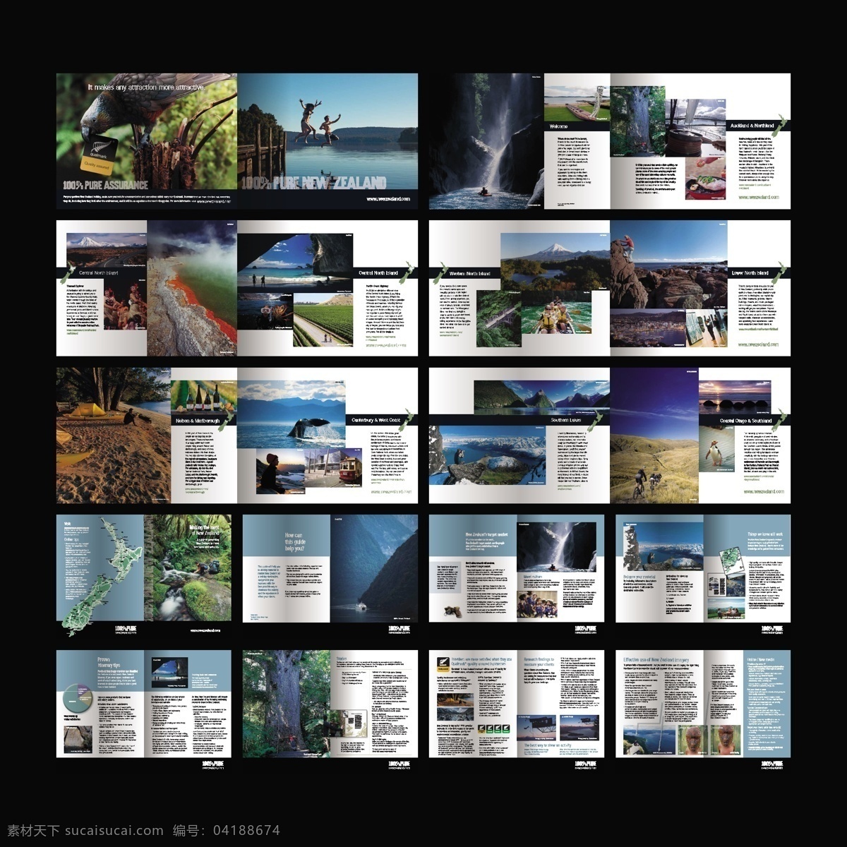 国外 旅游风景 杂志 画册 版式设计 风景 旅行 其他画册整套