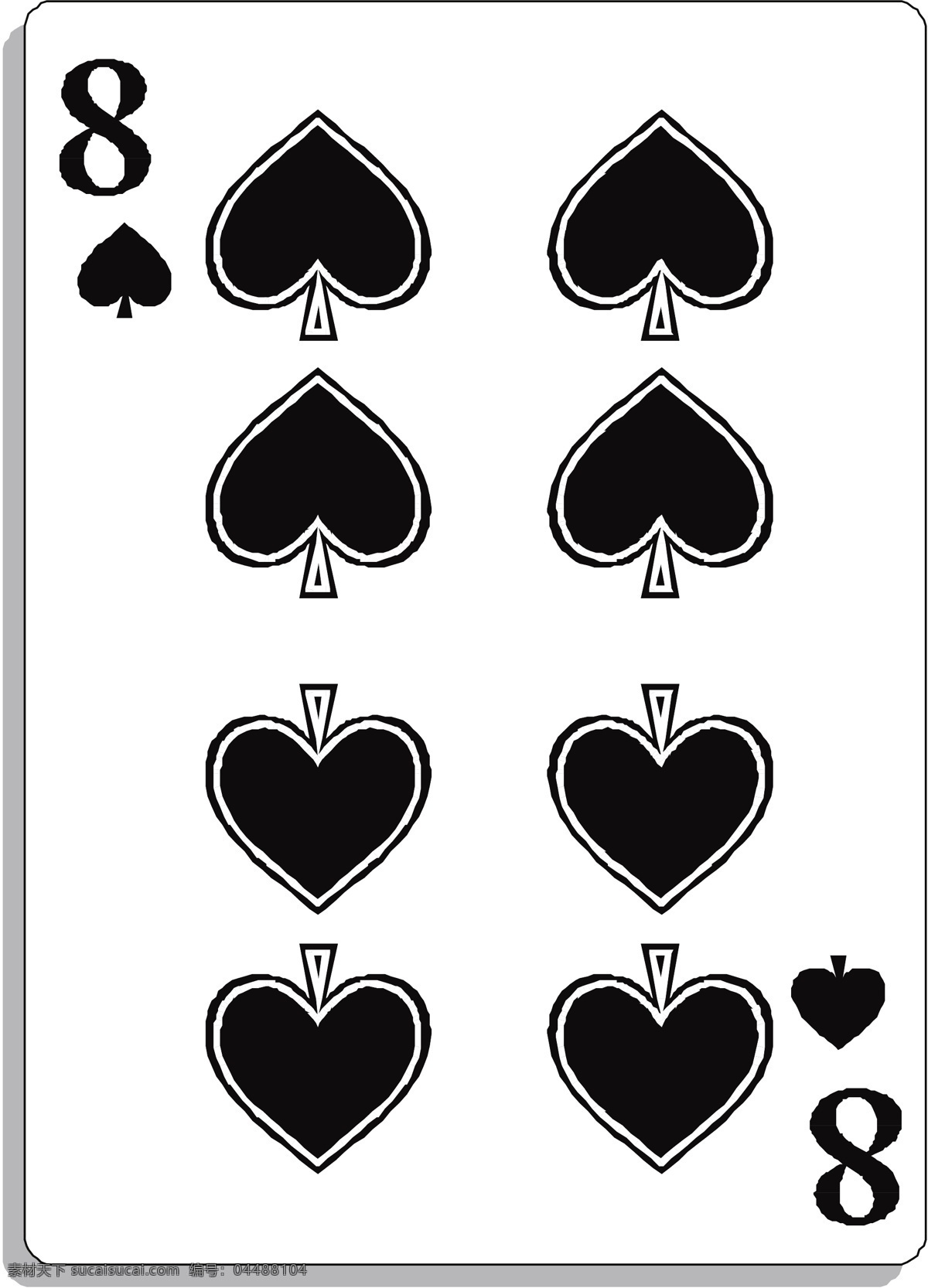 扑克牌矢量图 矢量下载 网页矢量 商业矢量 矢量运动 白色