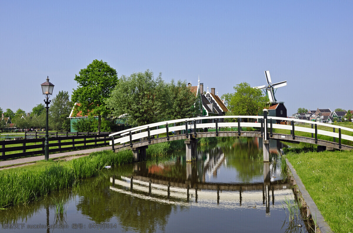 荷兰 风车 风景 荷兰风车 小桥 荷兰风景 荷兰城市风景 旅游景点 美丽风景 城市风光 环境家居