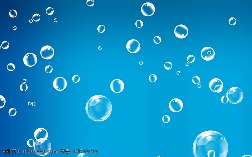 泡泡 透明 跑跑 高清 壁画 蓝色背景 圆圈 分层 源文件