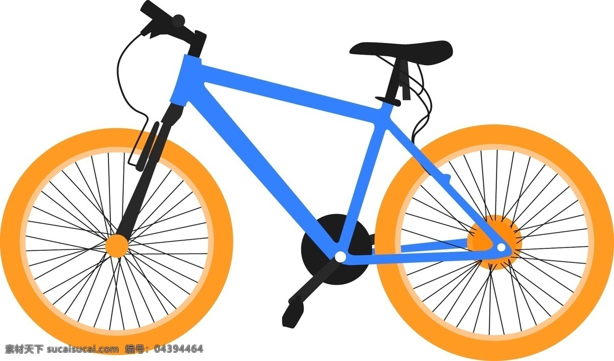 矢量 插画 交通工具 单车 山地自行车 自行车 插画自行车 插画单车