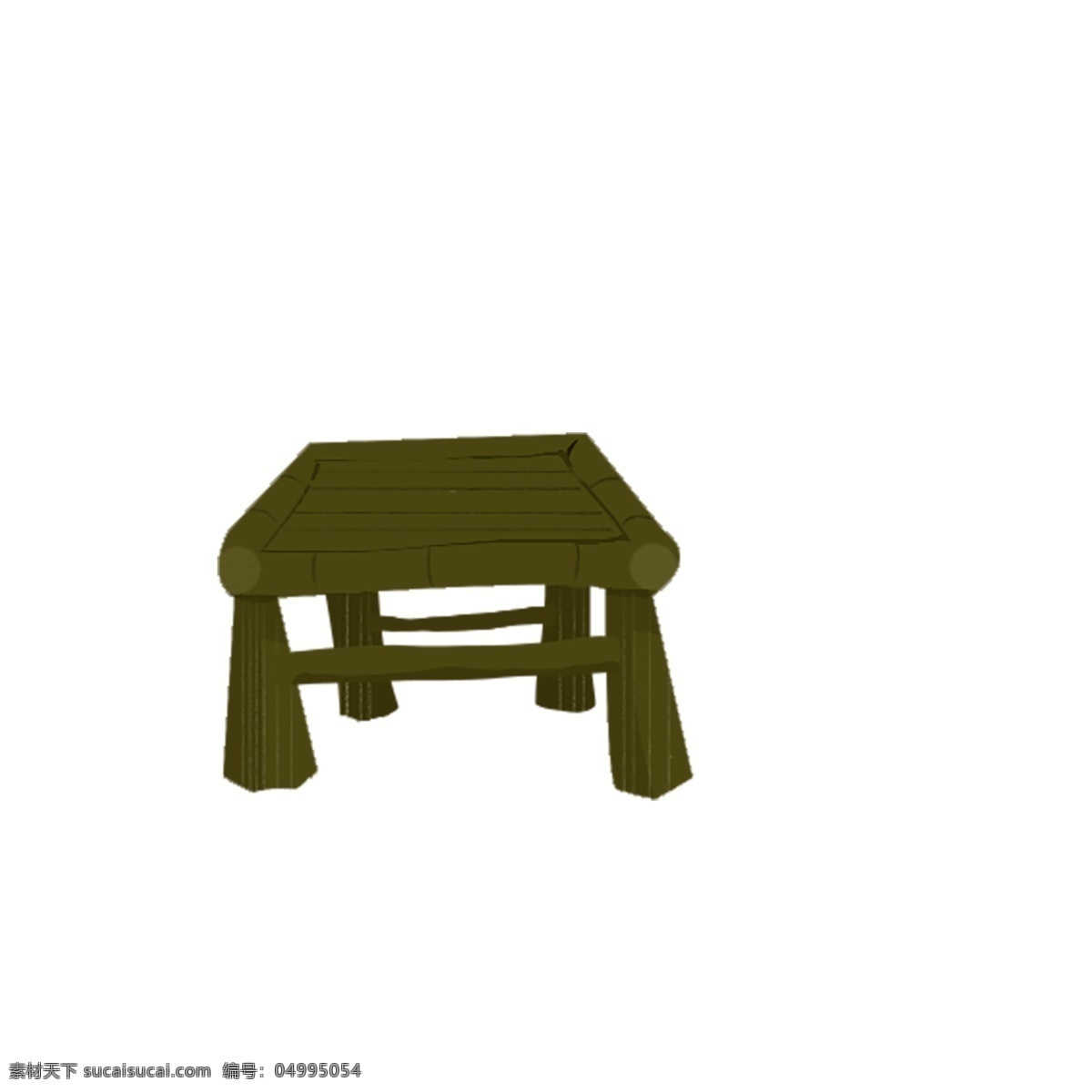 复古 肌理 简约 小木凳 手绘 家具 凳子 插画元素