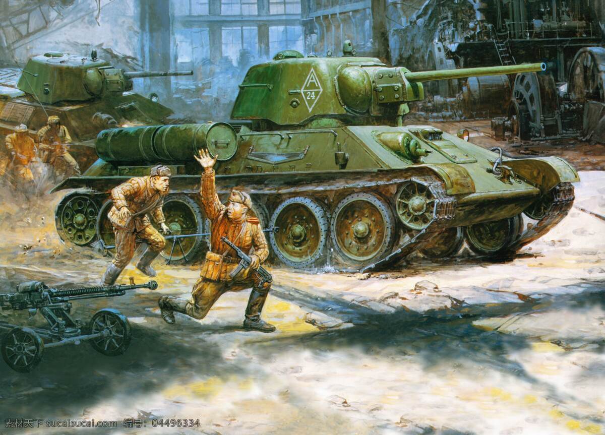 二战油画 军事油画 战争油画 苏联 红军 库尔斯克会战 军事绘画 t34 坦克 t35 多炮塔坦克 二战绘画 二战 苏德战争 苏军 苏联红军 红海军 油画 插画 绘画书法 文化艺术