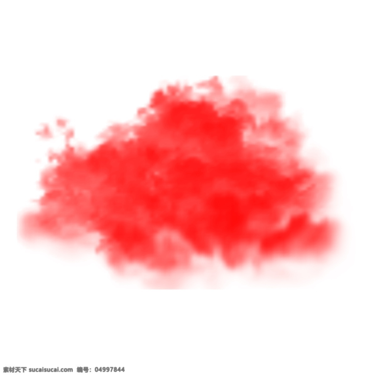 水彩 美丽 红色 云彩 泼墨 卡通 手绘 创意 烟雾 缭绕 颗粒 漂浮 抽象 个性 中国风 绘画 书画