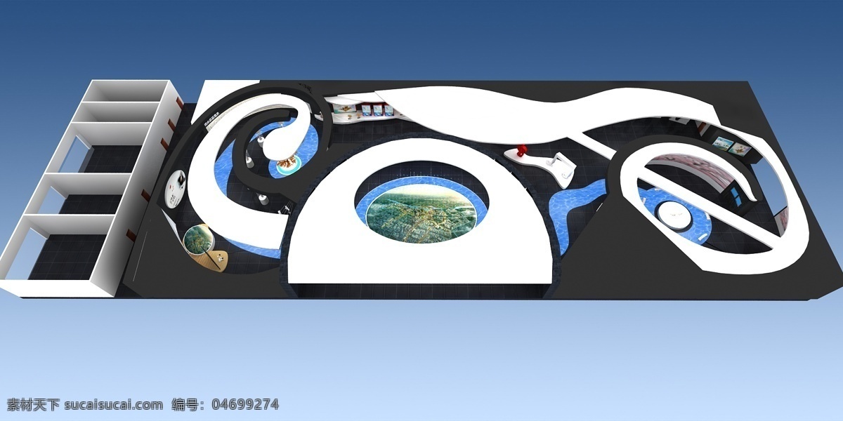 展馆 平面图 固阳 民族 乐器 示意图 鸟瞰图 规划图 3d设计 其他模型
