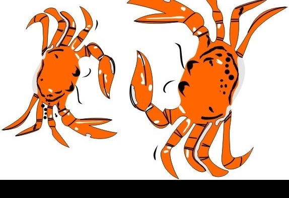 螃蟹 螃蟹矢量图 生物世界 其他生物 矢量图库