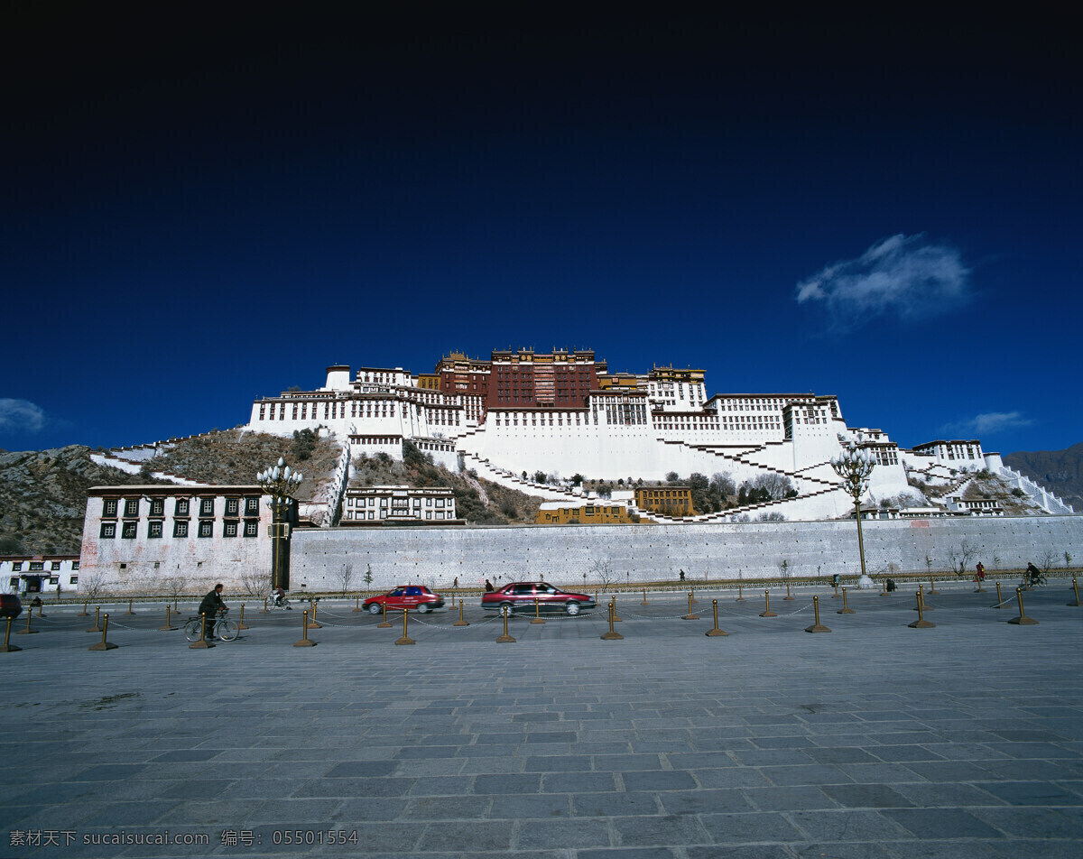布达拉宫 西藏 国内旅游景点 建筑 世界遗产 国内旅游 旅游摄影 宫殿 拉萨 白宫 天空 建筑景观 城市风光 环境家居